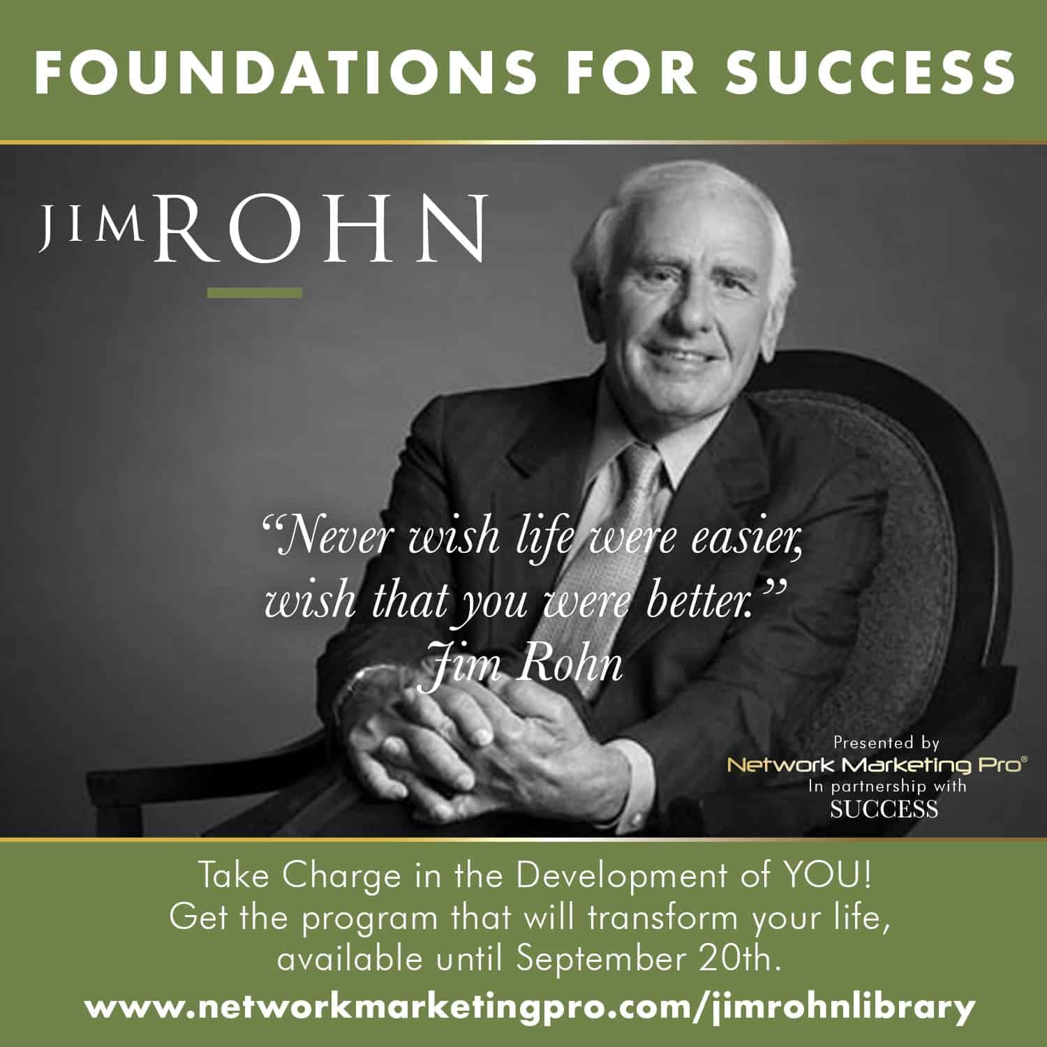 Foundations for Success -- Jim Rohn