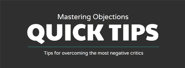 Mastering Objections Quick Tips Header