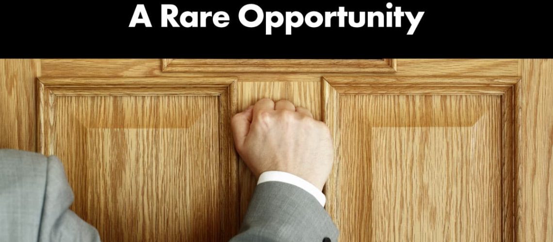 a-rare-opportunity